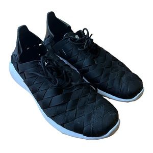 NIKE Juvenate Woven Sneakers in Black Sz 10